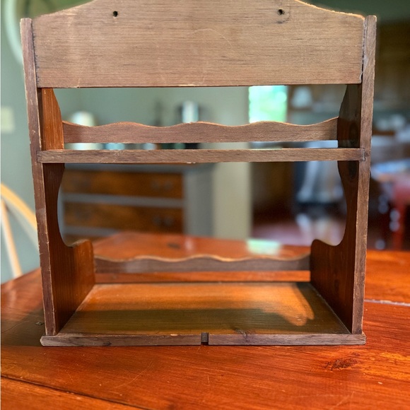 Vintage Wooden Spice/Trinket Holding Rack - Picture 5 of 11